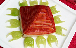 烹饪大赛作品—翠玉扣肉