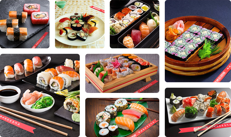 日本寿司料理学员作品