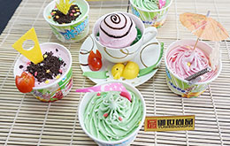 茶饮冰淇淋作品