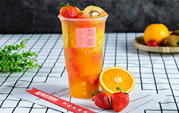 学员茶饮冰淇淋作品