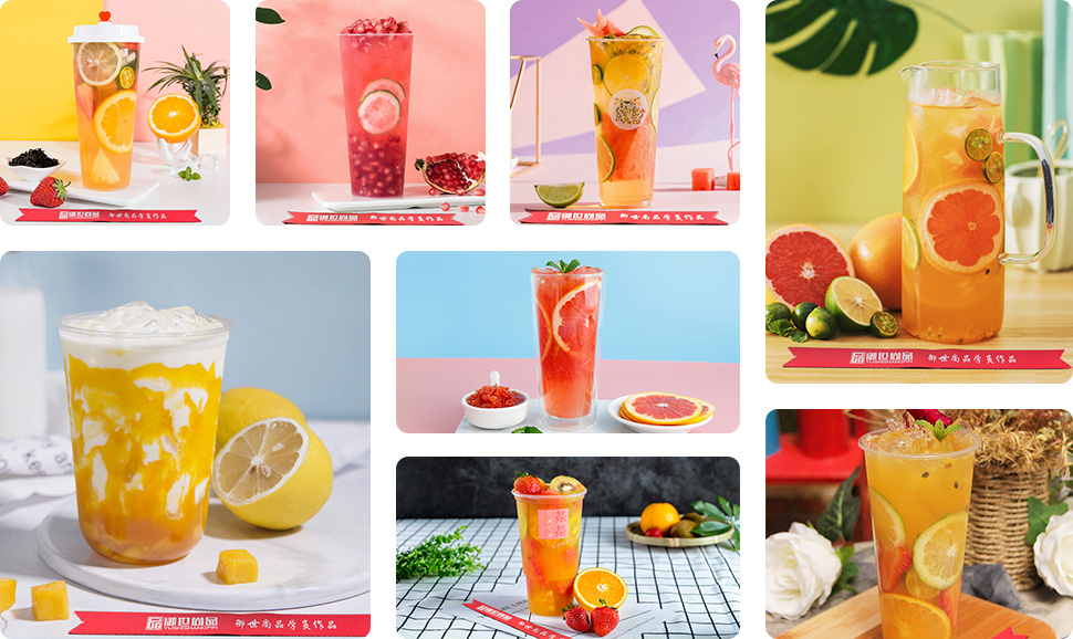 新鲜水果茶学员作品