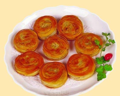 带馅千层饼