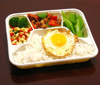 盒饭称菜