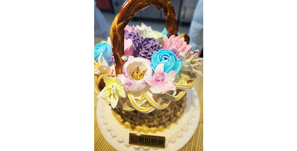 学员作品-花篮蛋糕
